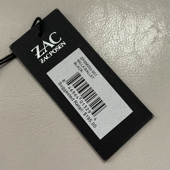 Sleek, Patent Zac Posen Black Wallet - Picture 6 of 6